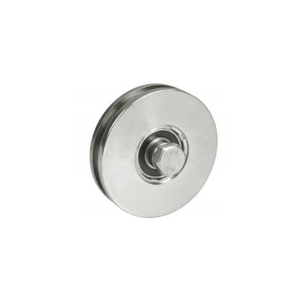 50 mm roue de rainure carrée avec une roulement à billes roue a gorge pour  portail - Cdiscount Bricolage